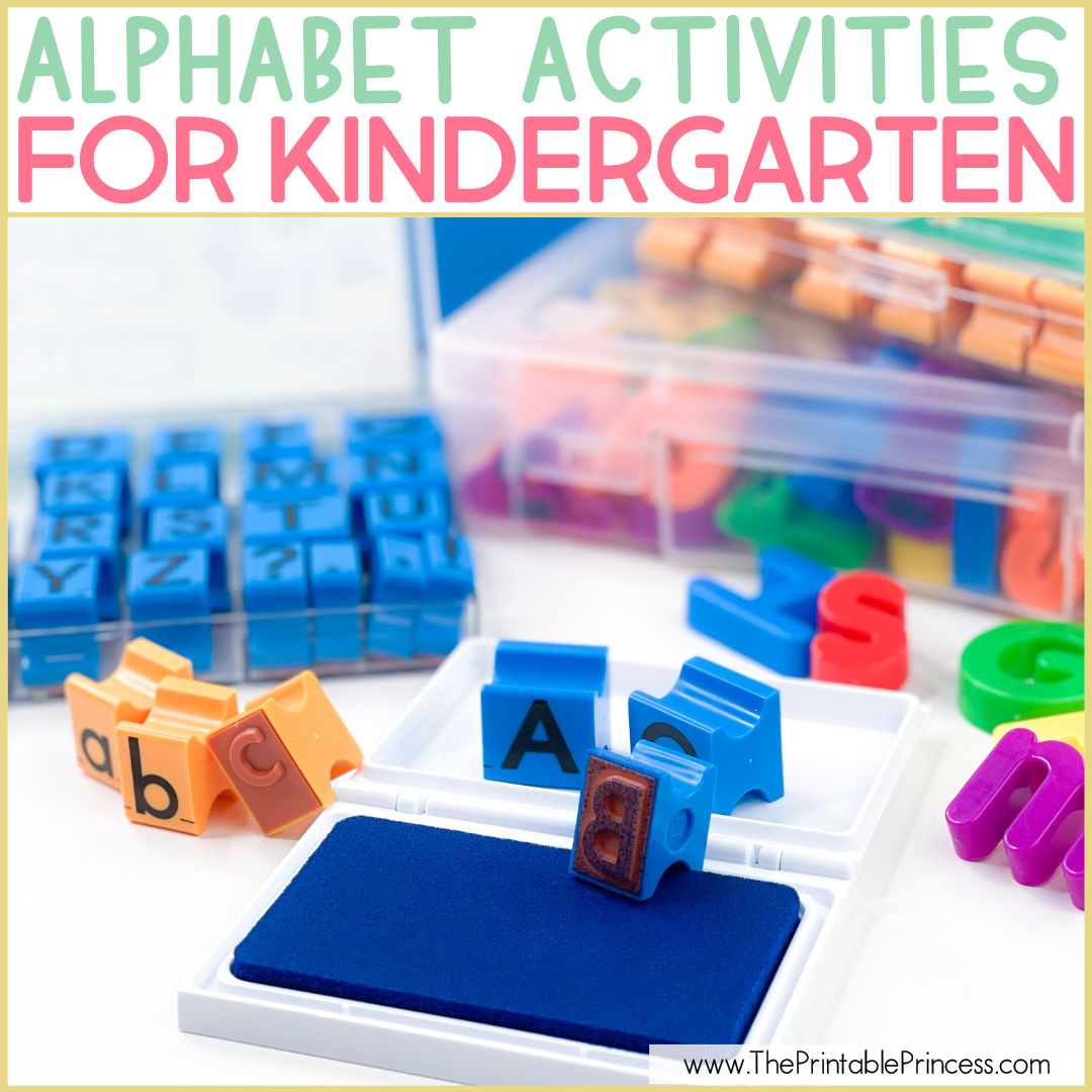 Kindergarten Alphabet Activities