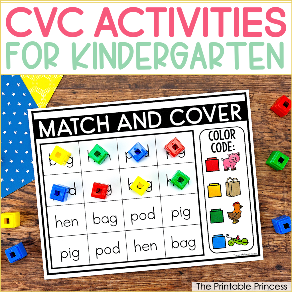 CVC Activities for Kindergarten