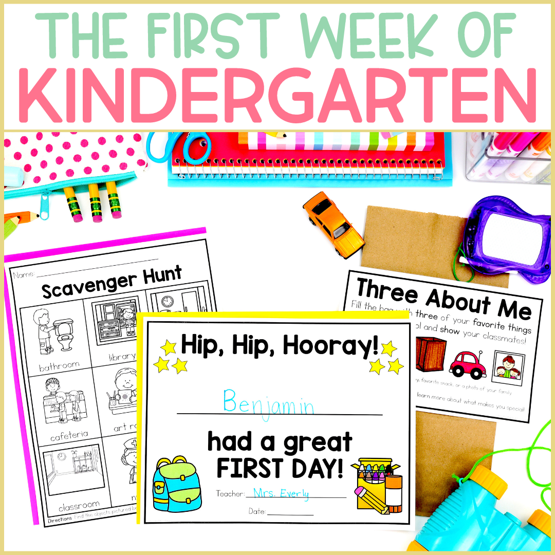 First Week of Kindergarten Activities