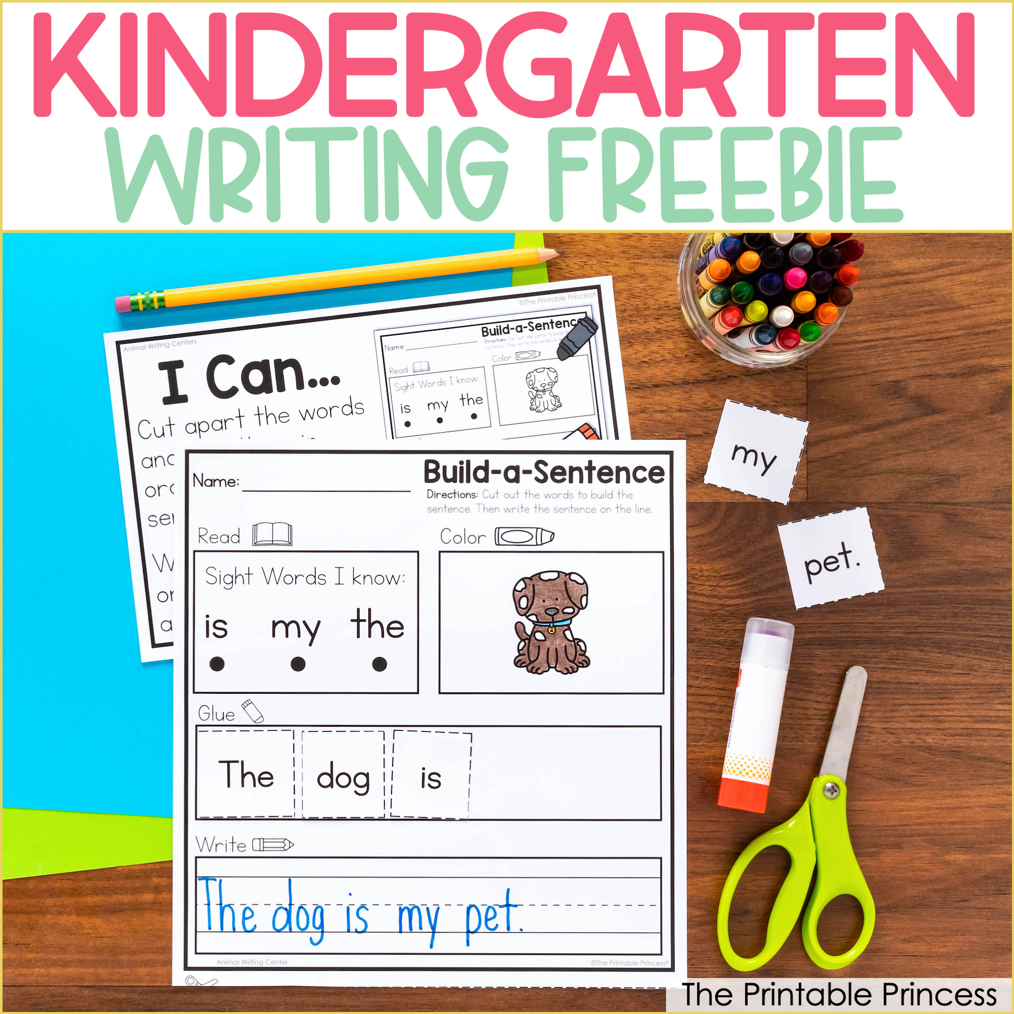 Free Kindergarten Writing Centers