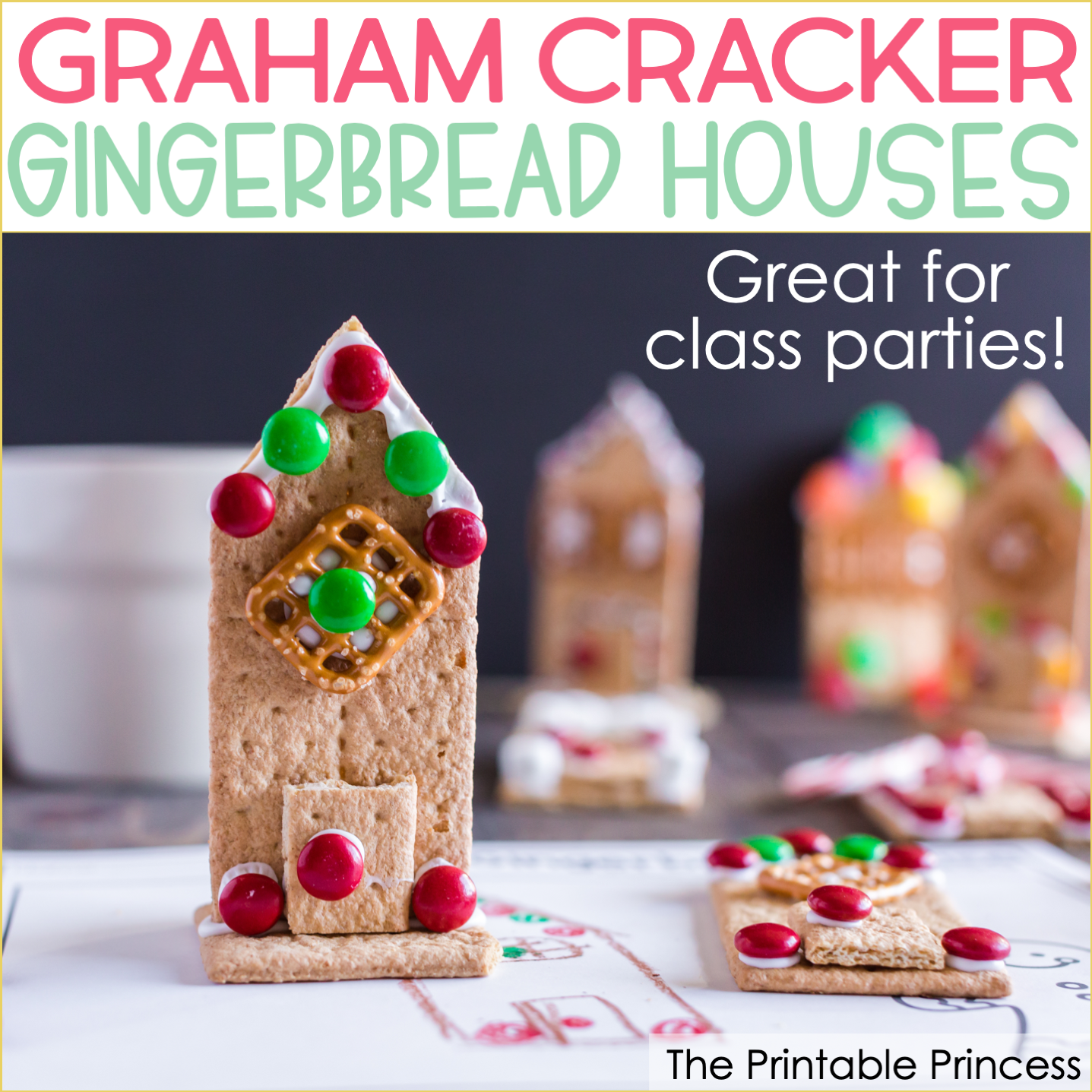 Graham Cracker Gingerbread Houses