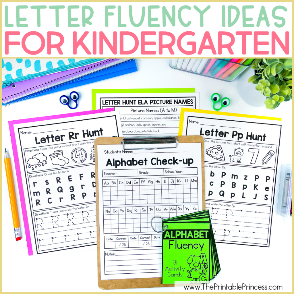 Alphabet Activities for Kindergarten