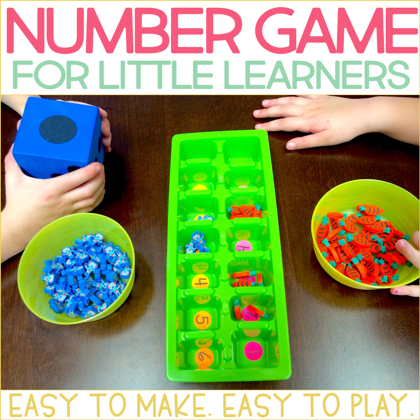 Easy Number Game for Kindergarten