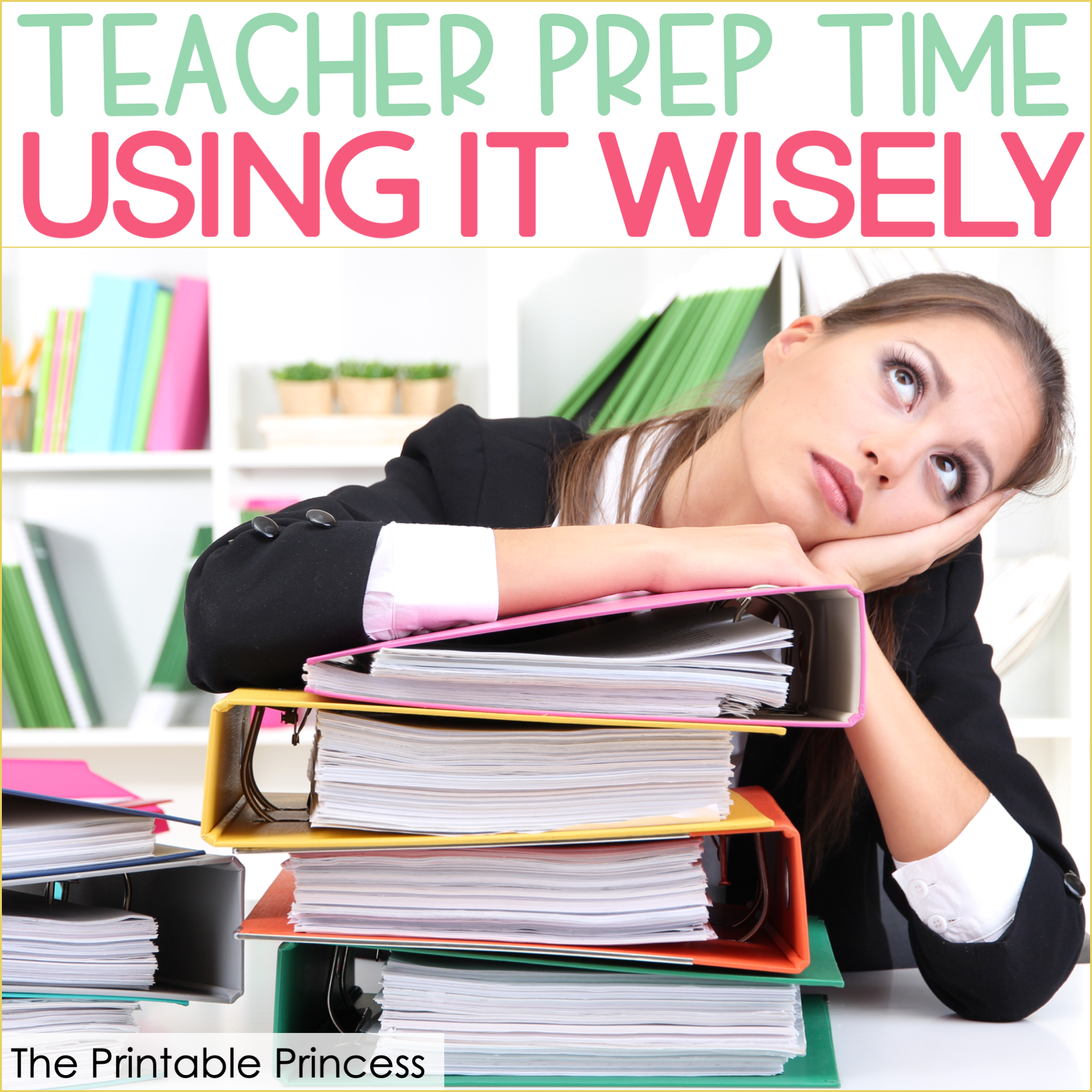 Balancing time in the classroom with time to prepare FOR the classroom is not as easy as it looks. It seems like there's so much to do and so much to plan for. Dividing your time and having a solid plan in place is the key to making the most of your teacher prep time. Click through for a step-by-step guide in making the most of your prep time. You can also download a FREE editable weekly schedule to keep you on track.